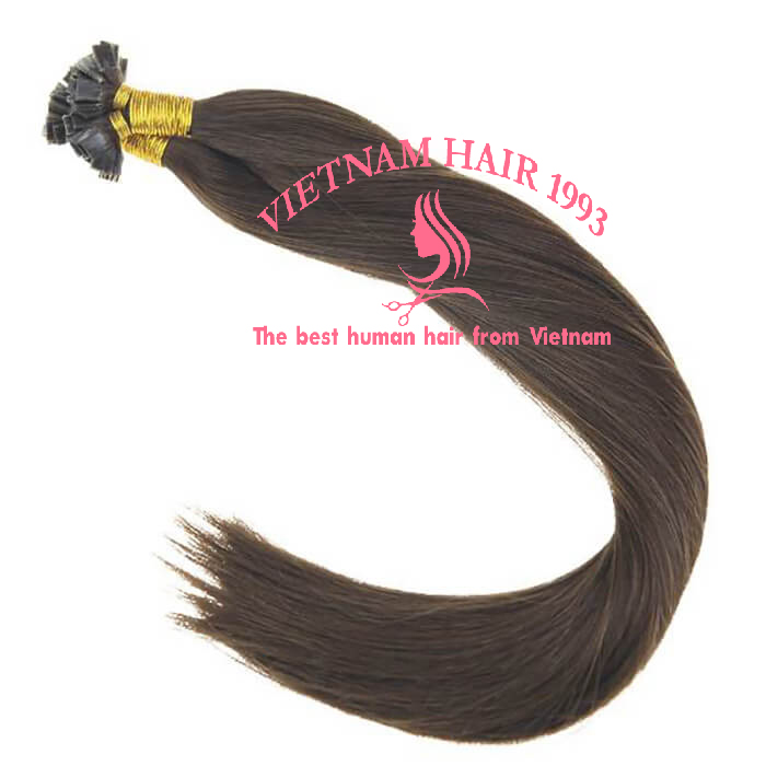 flat tip hair extensions dark color Flat tip hair extensions dark color