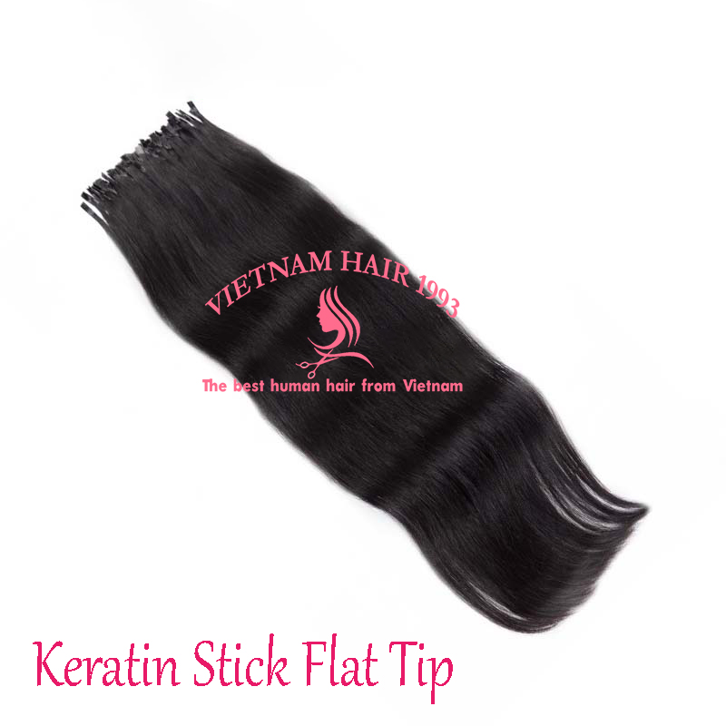 wholesale keratin flat tip hair extensios