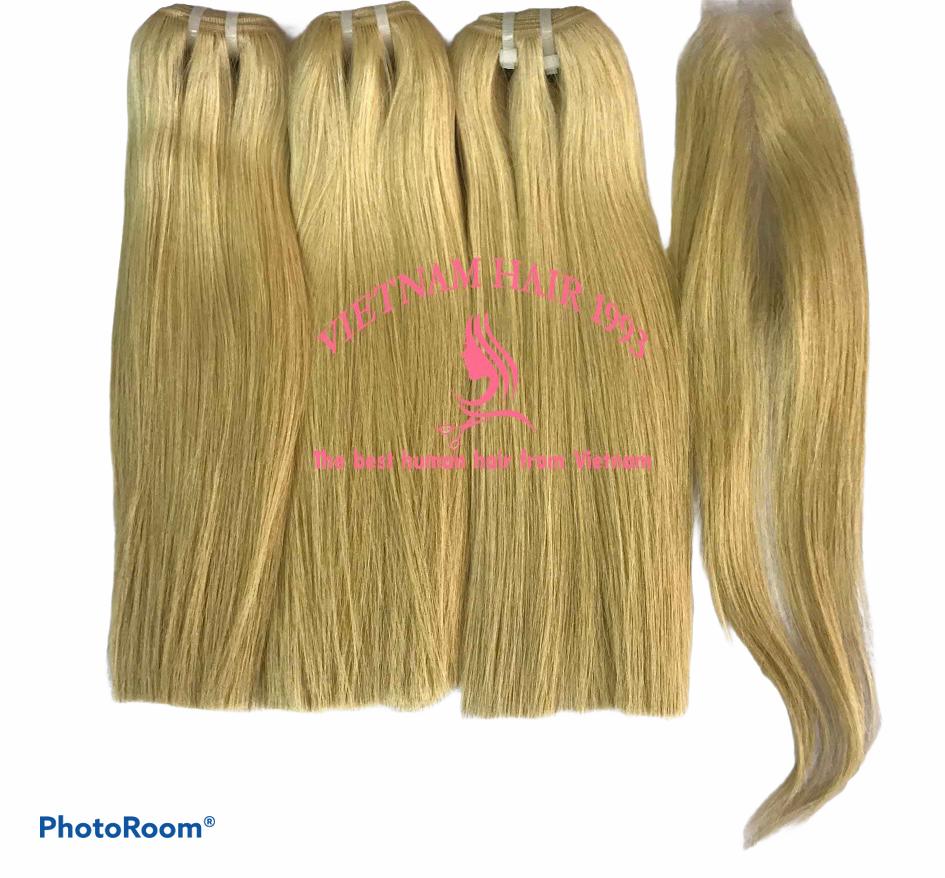 wholesale blonde hair straight natural super double drawn SDD