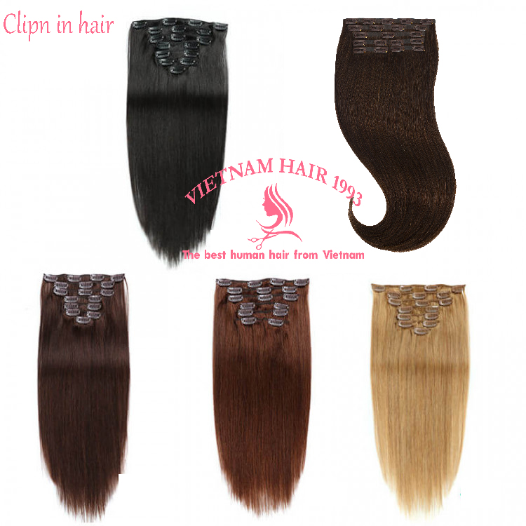 clip in hair extensions dark color