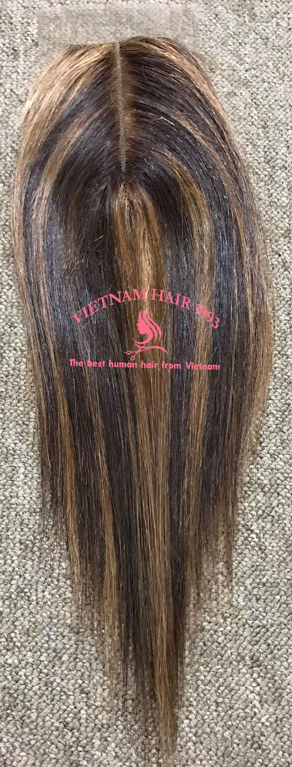 wholesale closure frontal piano color straight natural 4*4