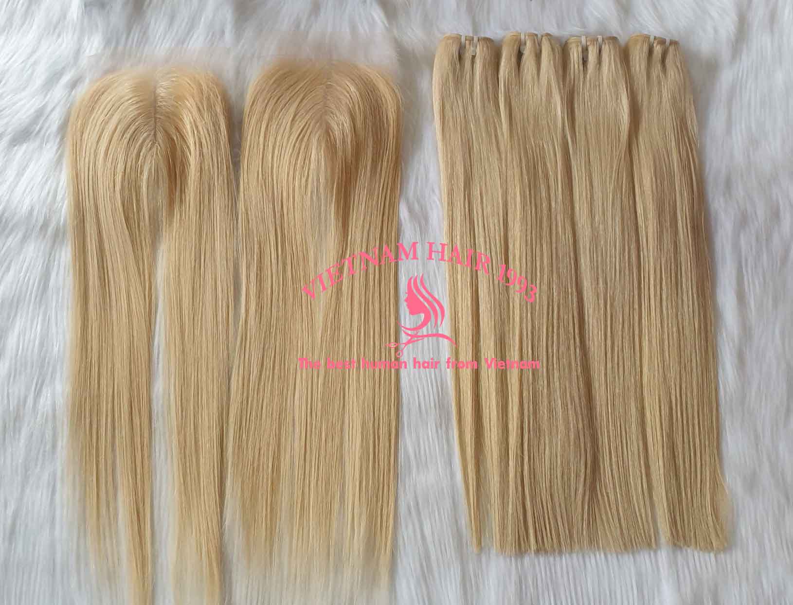 wholesale human hair color 613 double drawn DD