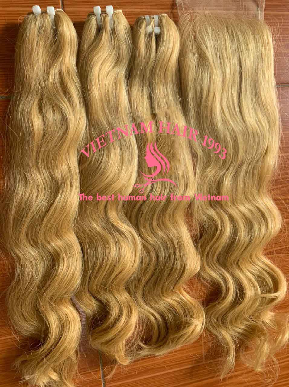 wholesale raw hair body wave blonde hai 613 double drawn DD