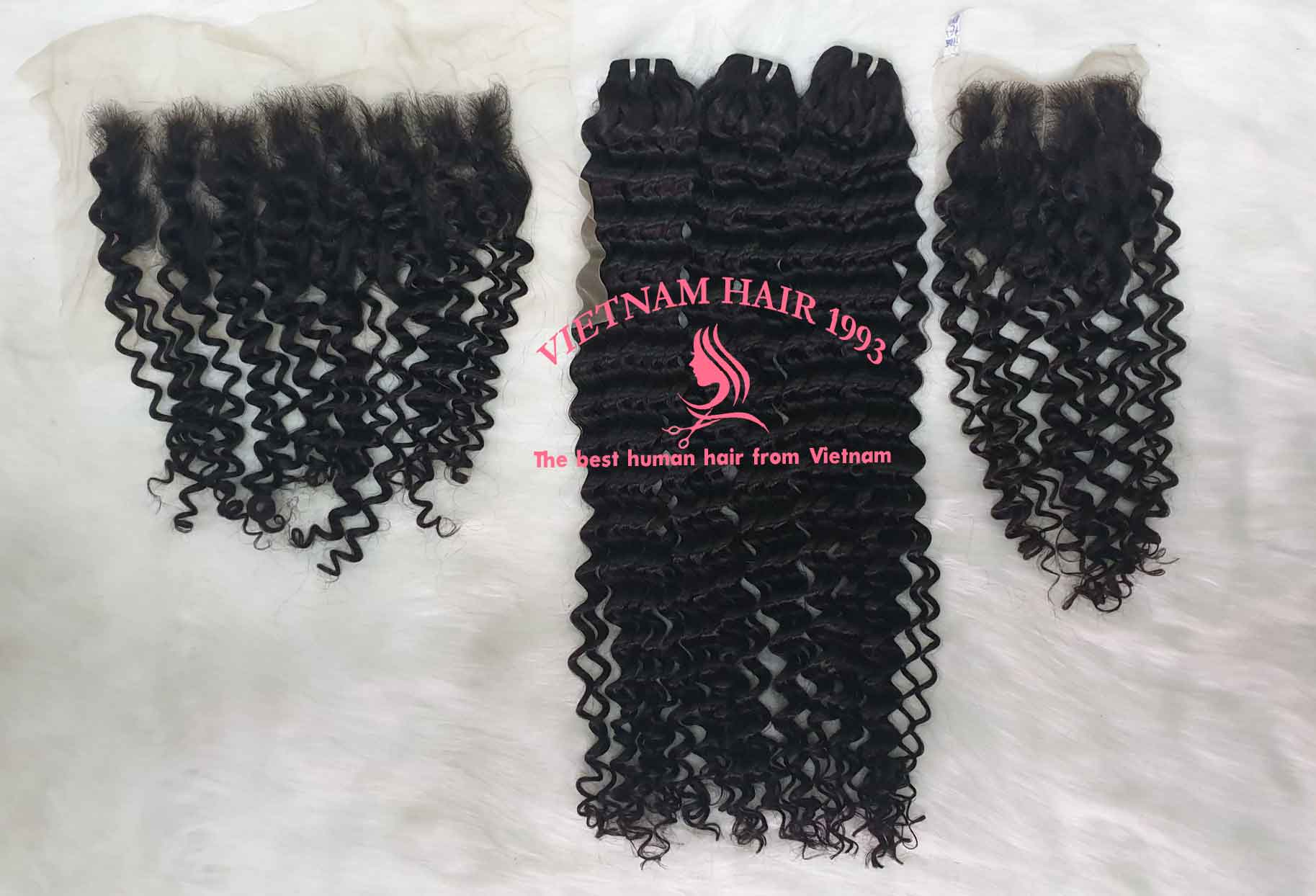 wholesale remy hair water curly double drawn DD