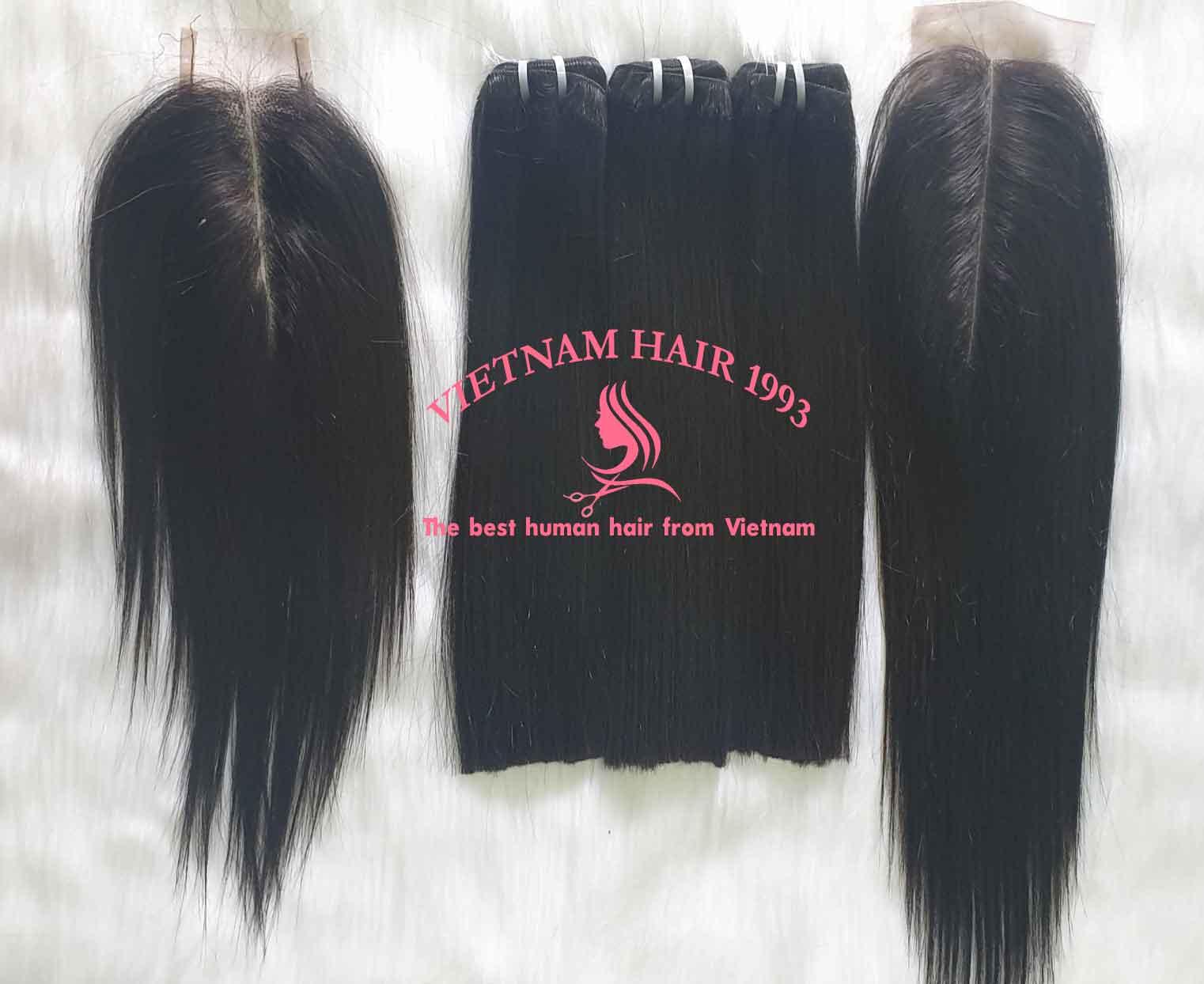 wholesale human hair bone straight hair natural color